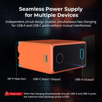 SMALLRIG NP-F970 Akkumulátor 10500 mAh - Sony NP-F970/F750/F550 Kompatibilis, 36W USB-C Gyorstöltés, OLED Kijelzős Kamera Akku Videólámpákho 7