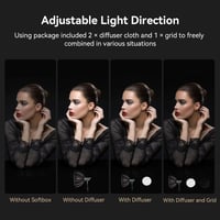 SMALLRIG Parabolikus Softbox LA-D65 65cm Bowens Mount COB Fényhez 6