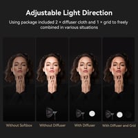SMALLRIG Parabolikus Softbox LA-D85 85cm Bowens Mount COB Fényhez 4