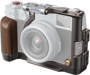 SMALLRIG Retro zaštitni kavez za FUJIFILM X100VI fotoaparat - Crni aluminijski kavez za kameru s šinom i hot shoe nosačem, 133g