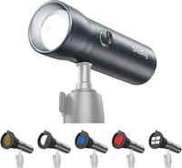 SMALLRIG RF10C RGB LED Fotólámpa, 4 Színű Fényforrás, 20 Mintaszűrővel, 7500mAh Akkumulátor, Alumínium Ház, Fotózáshoz, Videókészítéshez - 4 1