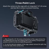 SMALLRIG HawkLock 4539 kamerakalitka Sony A7R V / A7 IV / A7S III fényképezőgéphez 4