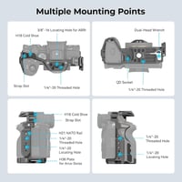 SMALLRIG HawkLock 4539 kamerakalitka Sony A7R V / A7 IV / A7S III fényképezőgéphez 7