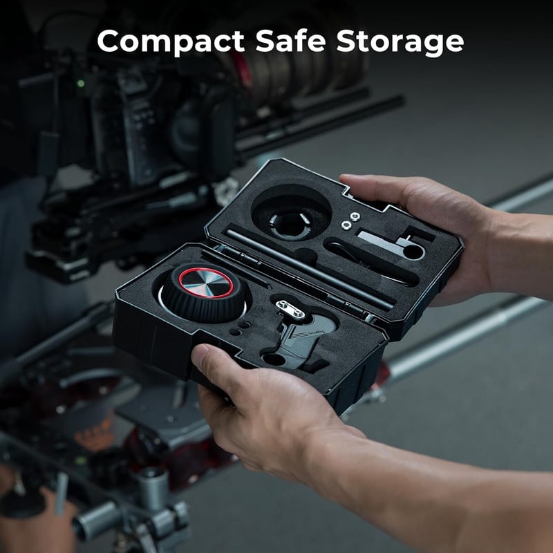 SMALLRIG Wireless Follow Focus Kit Lite kézi vezérlővel és motoros vevővel