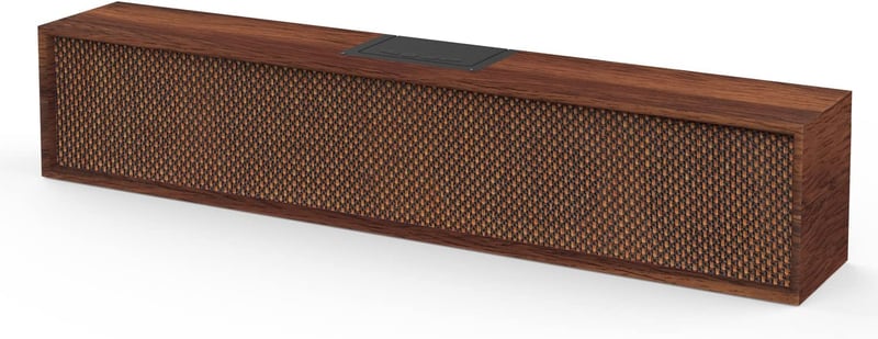 Smalody Bluetooth Hangszóró, Vezeték Nélküli Fa Hangfal Sztereó Basszussal PC Laptop Gaming Számítógép Okostelefon