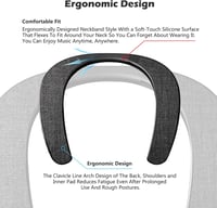 Smalody Bluetooth nyakpántos hangszóró mikrofonnal - fekete 4