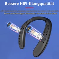 Smalody Bluetooth reproduktor na krk, prenosný bezdrôtový stereo priestorový zvuk s mikrofónom na šport a vonkajšie použitie 4