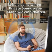 Smalody Bluetooth reproduktor na krk, prenosný bezdrôtový stereo priestorový zvuk s mikrofónom na šport a vonkajšie použitie 3