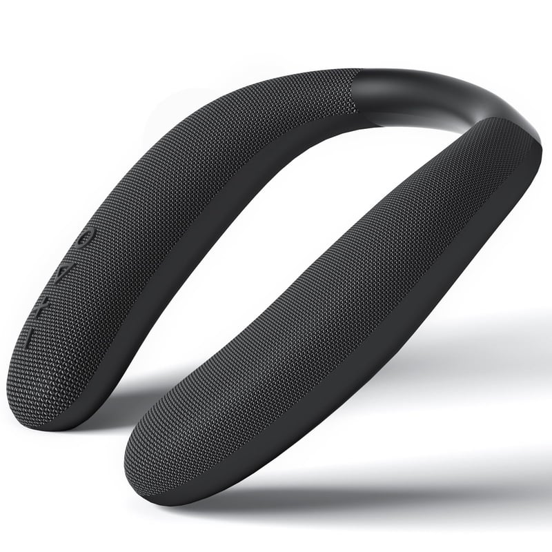 Smalody Bluetooth reproduktor na krk, prenosný bezdrôtový stereo priestorový zvuk s mikrofónom na šport a vonkajšie použitie