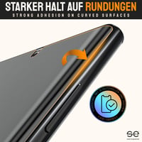 Folie de protecție ecran 3D smart engineered 2x SE pentru Apple iPhone 16 Pro, Anti-reflexie, Compatibilă cu amprentă și FaceID, Aplicare fără bule, Rezistentă la șocuri 7