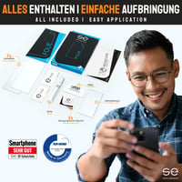 Folie de protecție ecran 3D smart engineered 2x SE pentru Apple iPhone 16 Pro, Anti-reflexie, Compatibilă cu amprentă și FaceID, Aplicare fără bule, Rezistentă la șocuri 2