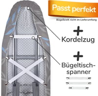 smart&gentle Turbo Vasalóalátét 120x40cm Oeko-Tex Pamut Hővisszaverő 6