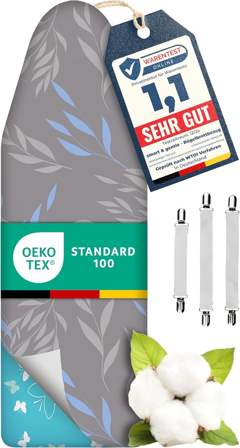 smart&gentle Turbo Vasalóalátét 120x40cm Oeko-Tex Pamut Hővisszaverő