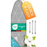 smart&gentle Super Soft Turbo navlaka za dasku za glačanje - 120x40 cm - veličina L 1