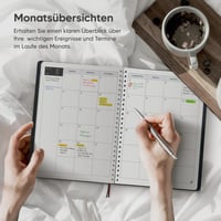 Učiteľský diár a školský plánovač Smart Panda 2026 – 2027 – Týždenný kalendár s 30-minútovým rozvrhom, akademický kalendár od júla 2026 do augusta 2027, A5 mäkká väzba, v nemeckom jazyku 3