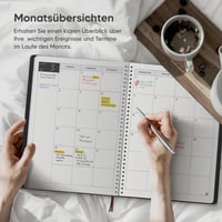 Učiteľský diár a školský plánovač Smart Panda 2026 – 2027 – Týždenný kalendár s 30-minútovým rozvrhom – Akademický kalendár od júla 2026 do augusta 2027 – Mäkká väzba, formát A4, v nemeckom jazyku 3