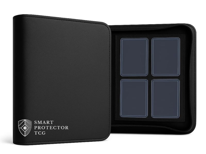 Smart Protector PREMIUM PROTECTION album za 112 toploader kartica (3x4) – siva