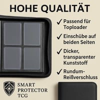Smart Protector PREMIUM PROTECTION album za 112 toploader kartica (3x4) – siva 2