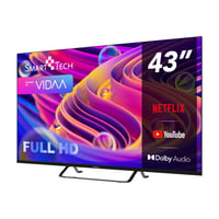 Smart TV Smart Tech 43FV02V s uhlopriečkou 43 palcov, Full HD rozlíšením a operačným systémom VIDAA 6