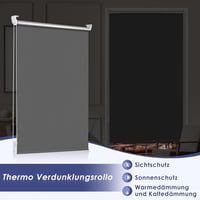 smartdemo Sötétítő Roletta 50x130cm Szürke Fúrás Nélkül Hővédelem 2