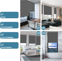 smartdemo Sötétítő Roletta 50x130cm Szürke Fúrás Nélkül Hővédelem 8