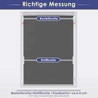 smartdemo Sötétítő Roletta 50x130cm Szürke Fúrás Nélkül Hővédelem 5