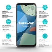smartect Tvrdené sklo na fotoaparát pre Fairphone 4 – balenie 3 ks, ochranná fólia s výrezom na fotoaparát 6