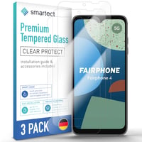 smartect Tvrdené sklo na fotoaparát pre Fairphone 4 – balenie 3 ks, ochranná fólia s výrezom na fotoaparát 1