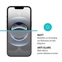 Sticlă securizată mată smartect pentru iPhone 17e / iPhone 16e - pachet de 2 bucăți, folie de protecție pentru ecran 3