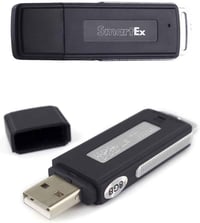 SMARTEX 8GB Mini Hangrögzítő USB 150 Óra Mikrofon Pendrive 2in1 1