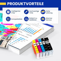 SMARTOMI Canon PGI-570 XL CLI-571 XL kompatibilná sada atramentových kaziet, 20 ks, Pixma MG5750 TS5050 TS5051 MG6851 TS6050 TS8050 MG7750 MG6850 n 4