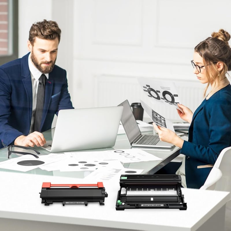 SMARTOMI DR2400 TN2420 Dobegység Tonerrel Brother Nyomtatókhoz DCP-L2510 DCP-L2530 HL-L2310 HL-L2350 MFC-L2710 Kompatibilis