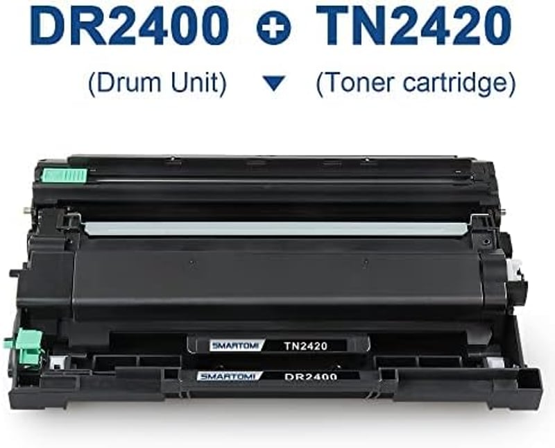 SMARTOMI DR2400 TN2420 Dobegység Tonerrel Brother Nyomtatókhoz DCP-L2510 DCP-L2530 HL-L2310 HL-L2350 MFC-L2710 Kompatibilis