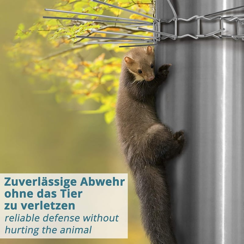 smartpeas Nyestesvédelem Leeresztőcsőhöz - 2db Nyestekelő Védőrács Házhoz