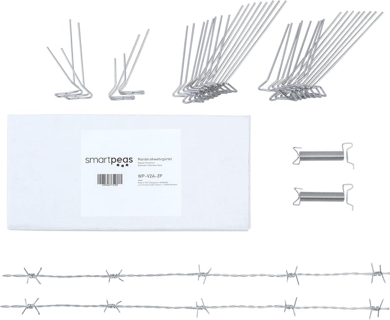 smartpeas Nyestesvédelem Leeresztőcsőhöz - 2db Nyestekelő Védőrács Házhoz