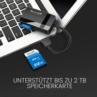 Multifunkčná čítačka kariet SmartQ C368 USB 3.0 - CF/SD/SDHC/SDXC/MMC/Micro MMC - Plug and Play - Kompatibilná s Apple a Windows 3