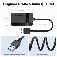 Multifunkčná čítačka kariet SmartQ C368 USB 3.0 - CF/SD/SDHC/SDXC/MMC/Micro MMC - Plug and Play - Kompatibilná s Apple a Windows 5