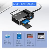 Multifunkčná čítačka kariet SmartQ C368 USB 3.0 - CF/SD/SDHC/SDXC/MMC/Micro MMC - Plug and Play - Kompatibilná s Apple a Windows 2