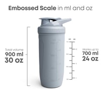 Smartshake Rockband Reforce shaker za proteine od nehrđajućeg čelika, 900 ml, poklopac na navoj koji ne propušta, bez BPA, Metallica Kill Em All 3