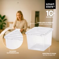Cutie de depozitare SmartStore cu capac – Set de 10 cutii mici de 3L – 21x17x15 cm 3