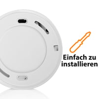 Smartwares Dymový hlásič 2 ks – optický senzor, životnosť 10 rokov, testovacie tlačidlo, 85 dB, certifikát TÜV – 10.048.28 8
