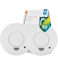 Smartwares Dymový hlásič 2 ks – optický senzor, životnosť 10 rokov, testovacie tlačidlo, 85 dB, certifikát TÜV – 10.048.28 1