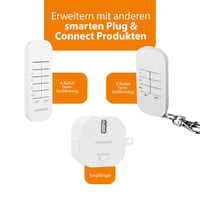 Smartwares SH4-99567 Plug & Connect súprava bezdrôtových zásuviek do spálne – 3 samostatné vypínače a 1 vstavaný modul 7