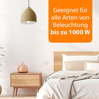 Smartwares SH4-99567 Plug & Connect súprava bezdrôtových zásuviek do spálne – 3 samostatné vypínače a 1 vstavaný modul 4