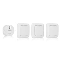 Smartwares SH4-99567 Plug & Connect súprava bezdrôtových zásuviek do spálne – 3 samostatné vypínače a 1 vstavaný modul 1