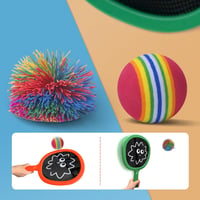 Smartwo Gyerek Ütő Szett - Könnyű Badminton Tenisz Ütő Fiúknak Lányoknak 5