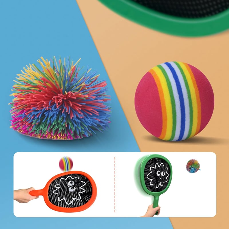 Smartwo Gyerek Ütő Szett - Könnyű Badminton Tenisz Ütő Fiúknak Lányoknak