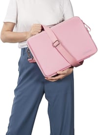 Smatree 13.3" Laptop Kemény Tok MacBook Pro/Air, iPad Pro, Surface Pro - Rózsaszín 8