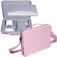 Smatree 13.3" Laptop Kemény Tok MacBook Pro/Air, iPad Pro, Surface Pro - Rózsaszín 1