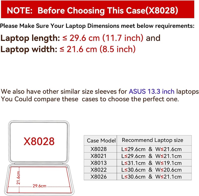 Smatree EVA Kemény Védőtok 13.3" ASUS Zenbook S 13 OLED Laptophoz